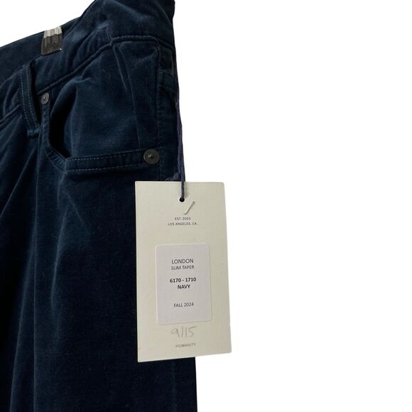 Citizens of Humanity NWT London Slim Jeans Men’s Size 32 Velvet Navy Tapered Fit - Picture 12 of 12